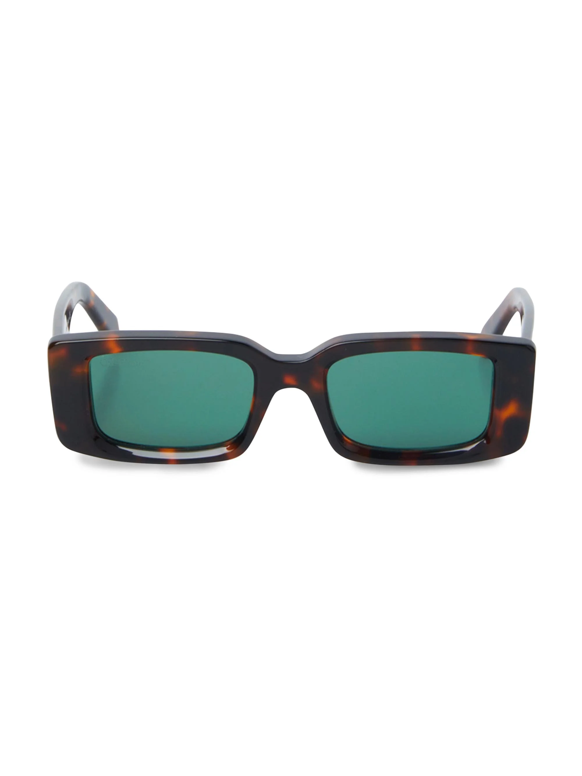 Men's Arthur 50MM Rectangle Sunglasses - Brown Pattern - 1