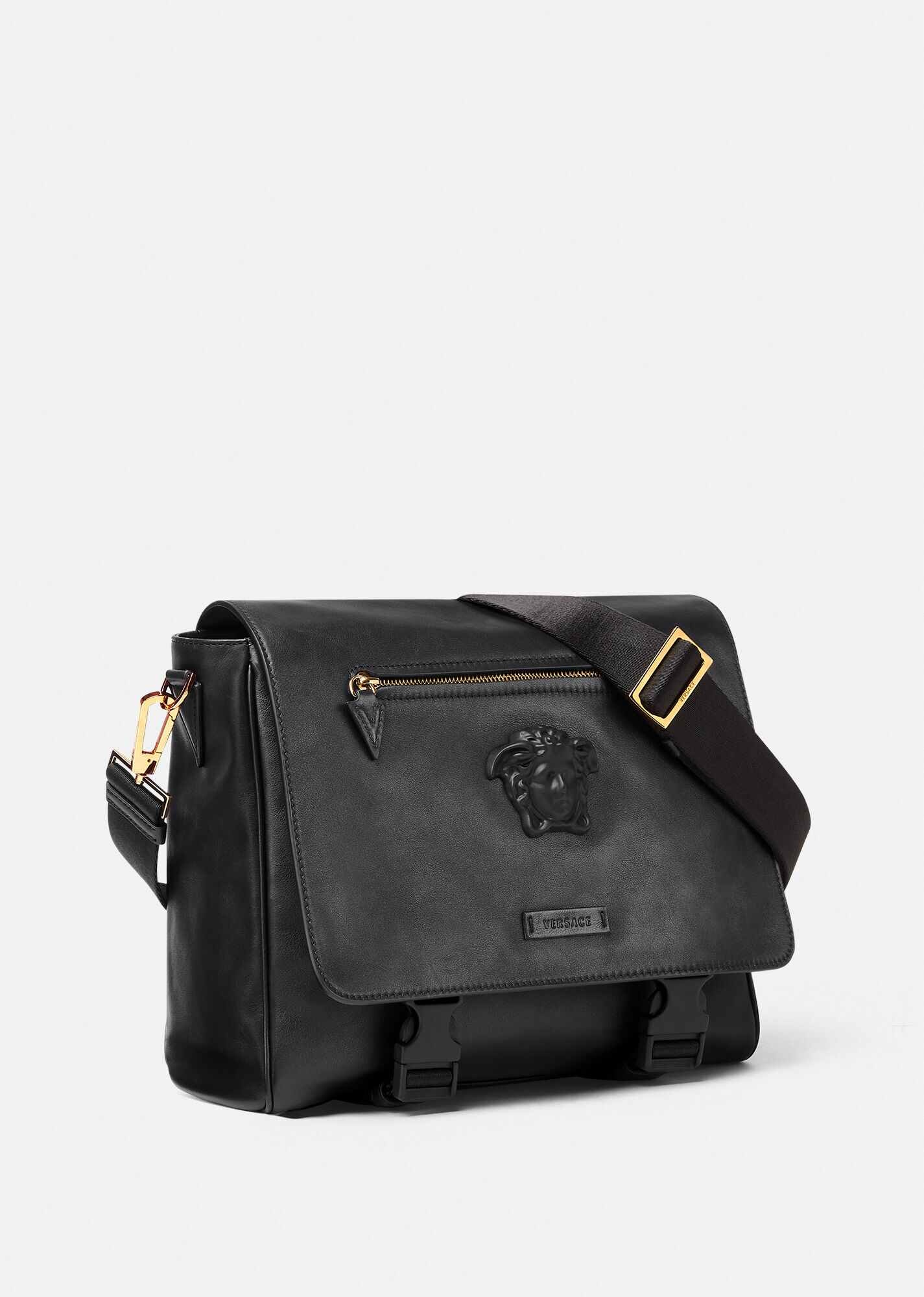 La Medusa Medium Leather Messenger Bag - 3