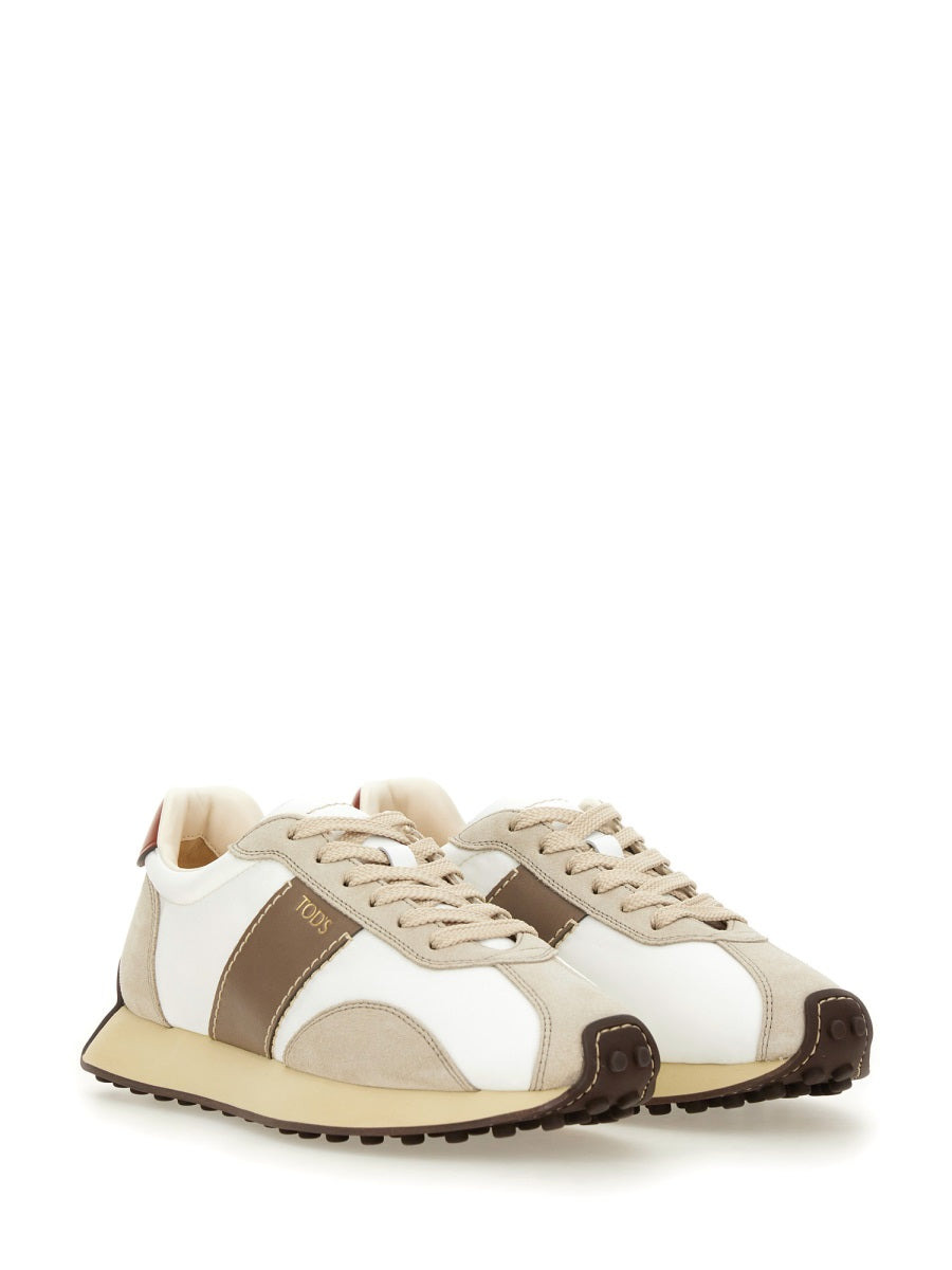 Tod's Women Leather And Fabric Sneaker - 2