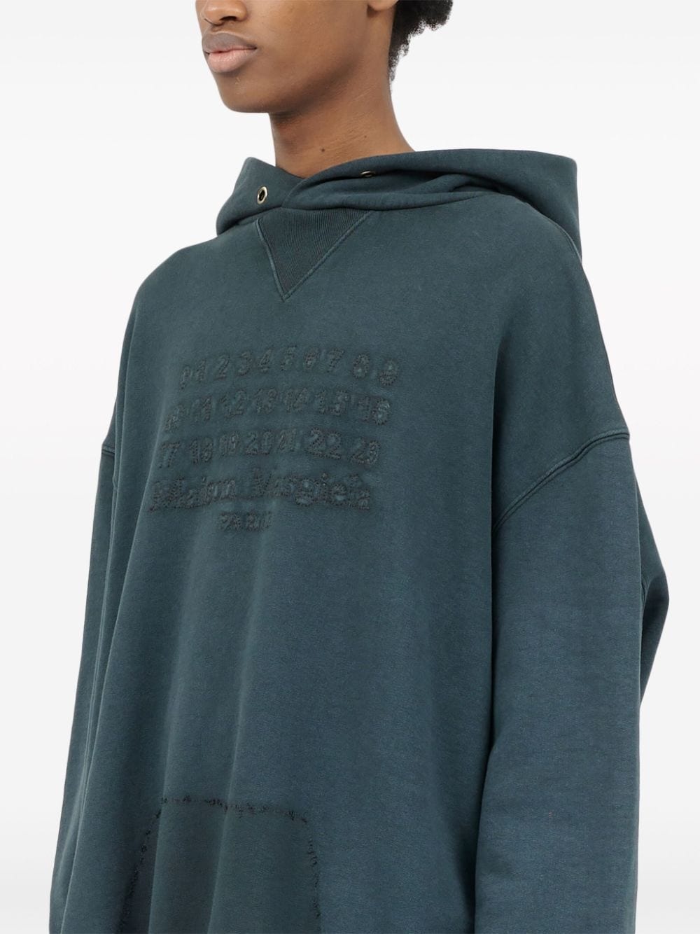 Reverse cotton hoodie - 7
