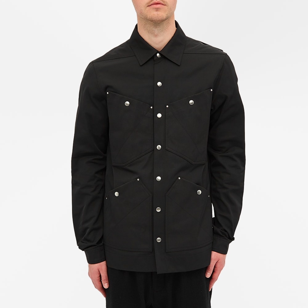 Rick Owens Pocket Detail Shirt Jacket - 6