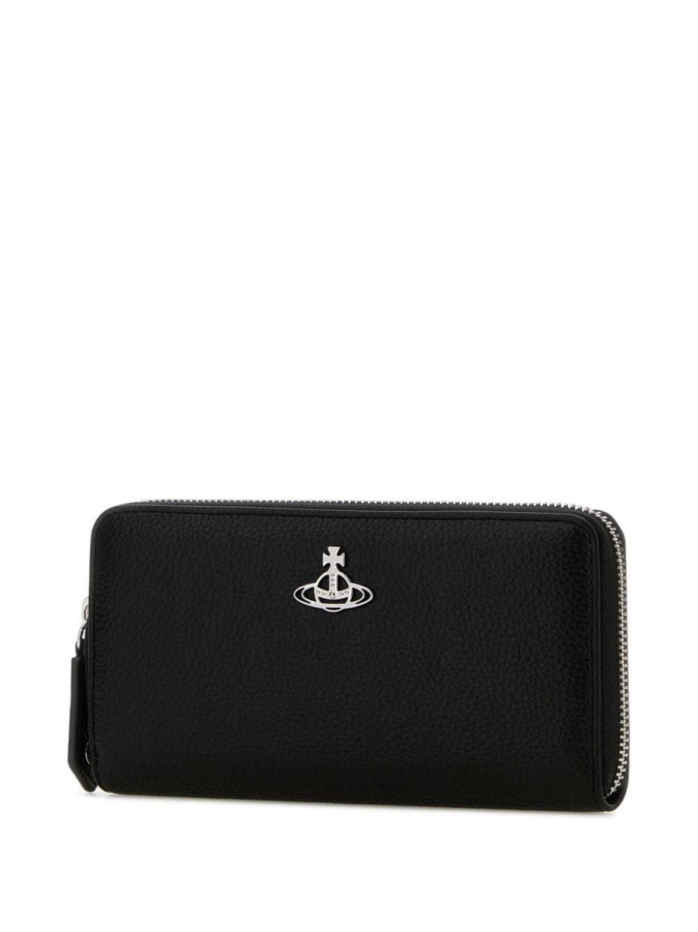zipped leather wallet - 3