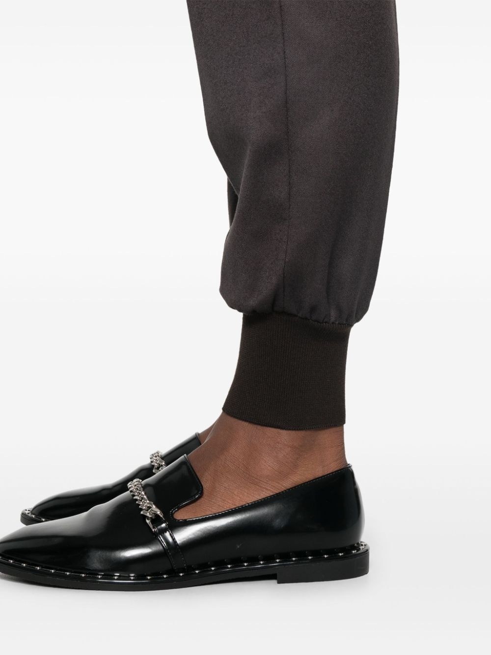 wool tapered trousers - 5