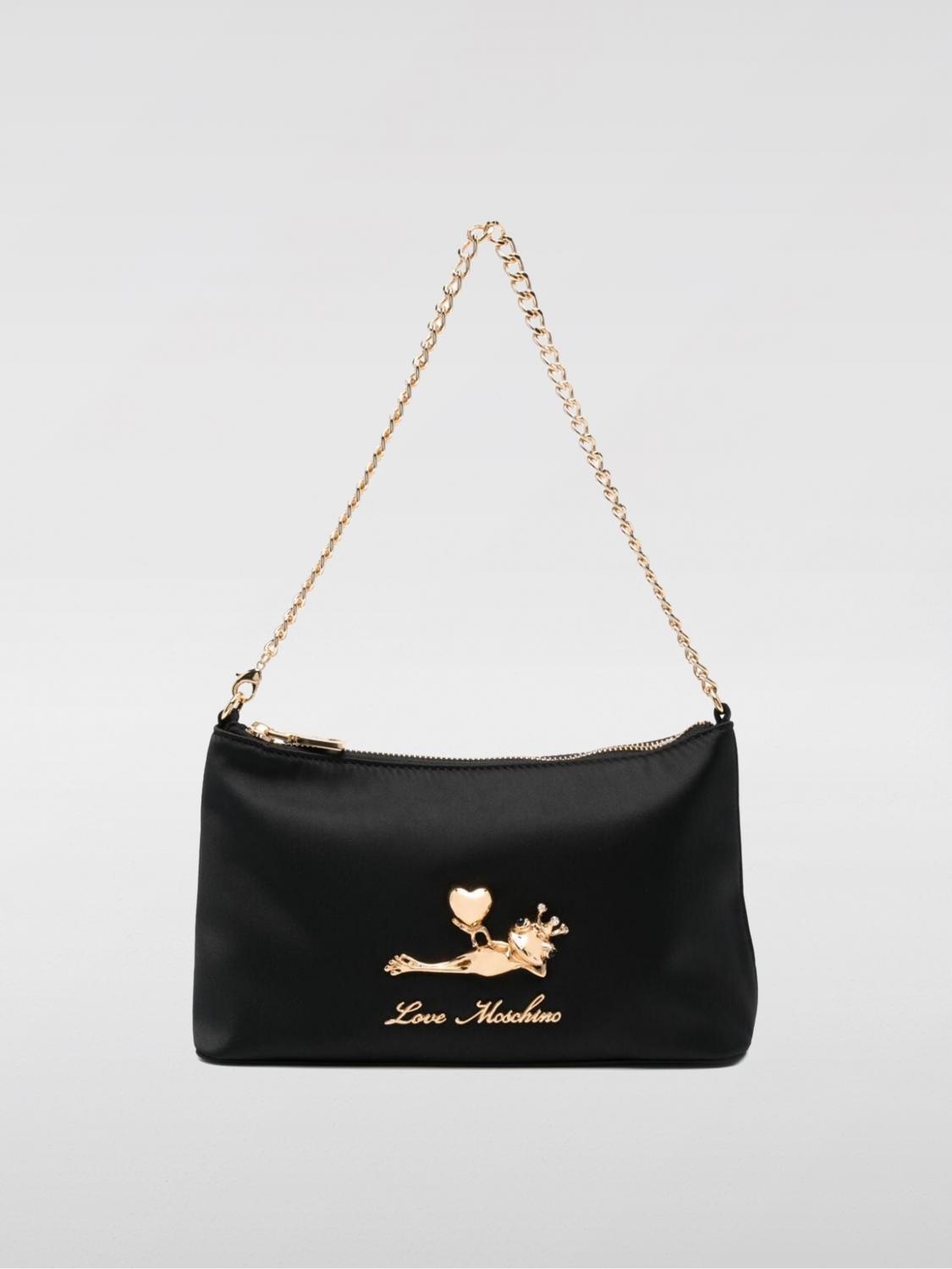 Moschino Shoulder bag woman Love Moschino giglio REVERSIBLE