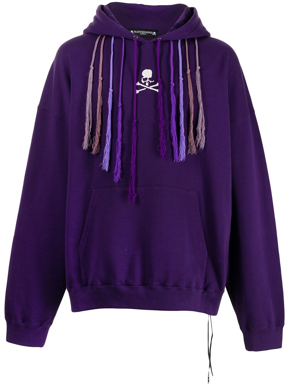 logo-print drawstring hoodie - 1