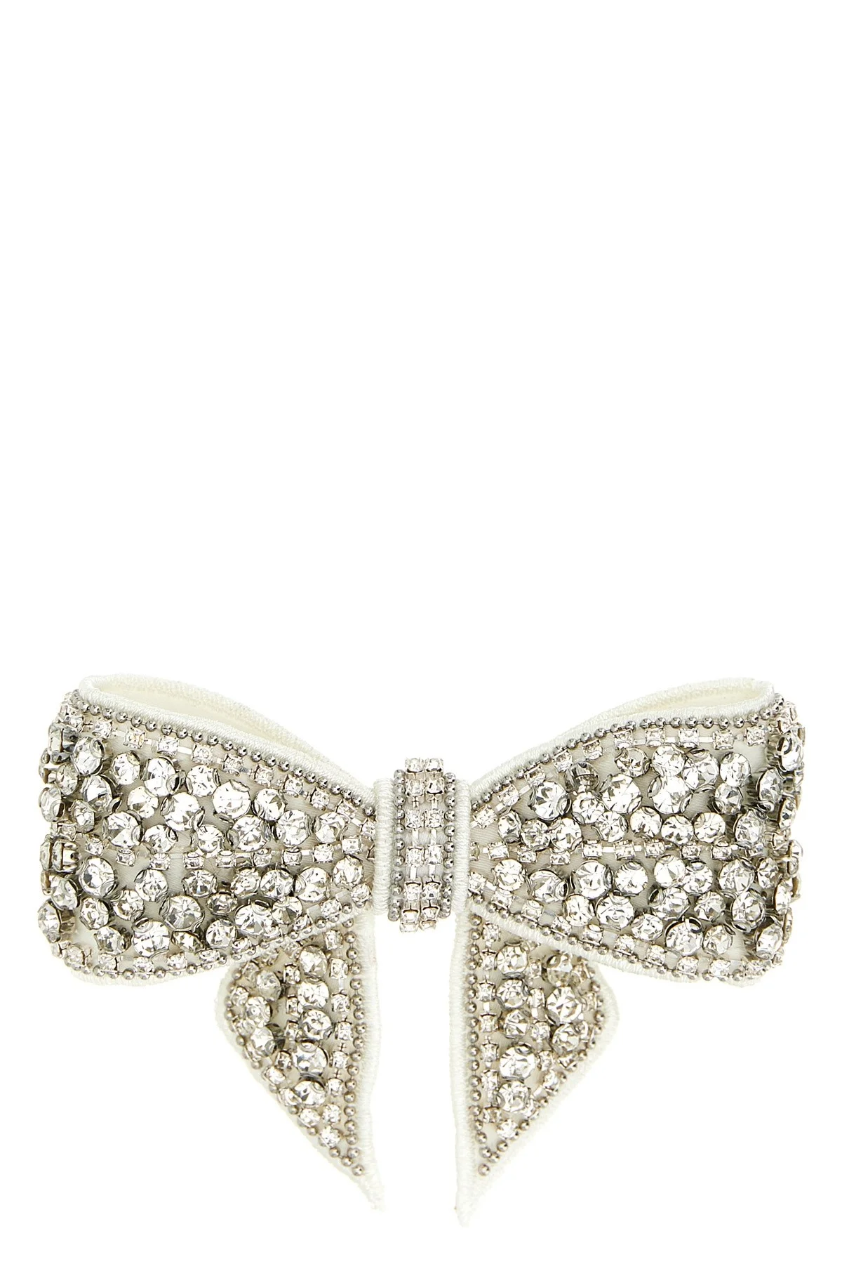 'Crystal Embellished Bow' Hair Clip - 1