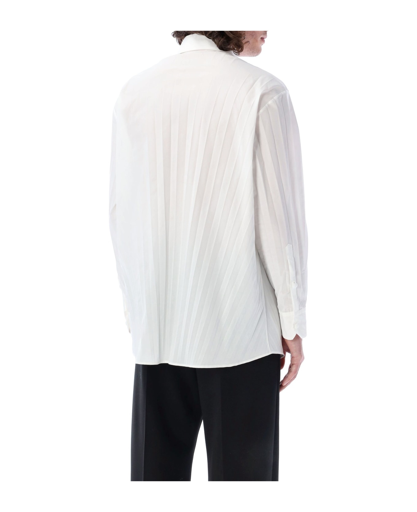 Pleated Cotton-blend Shirt - 3