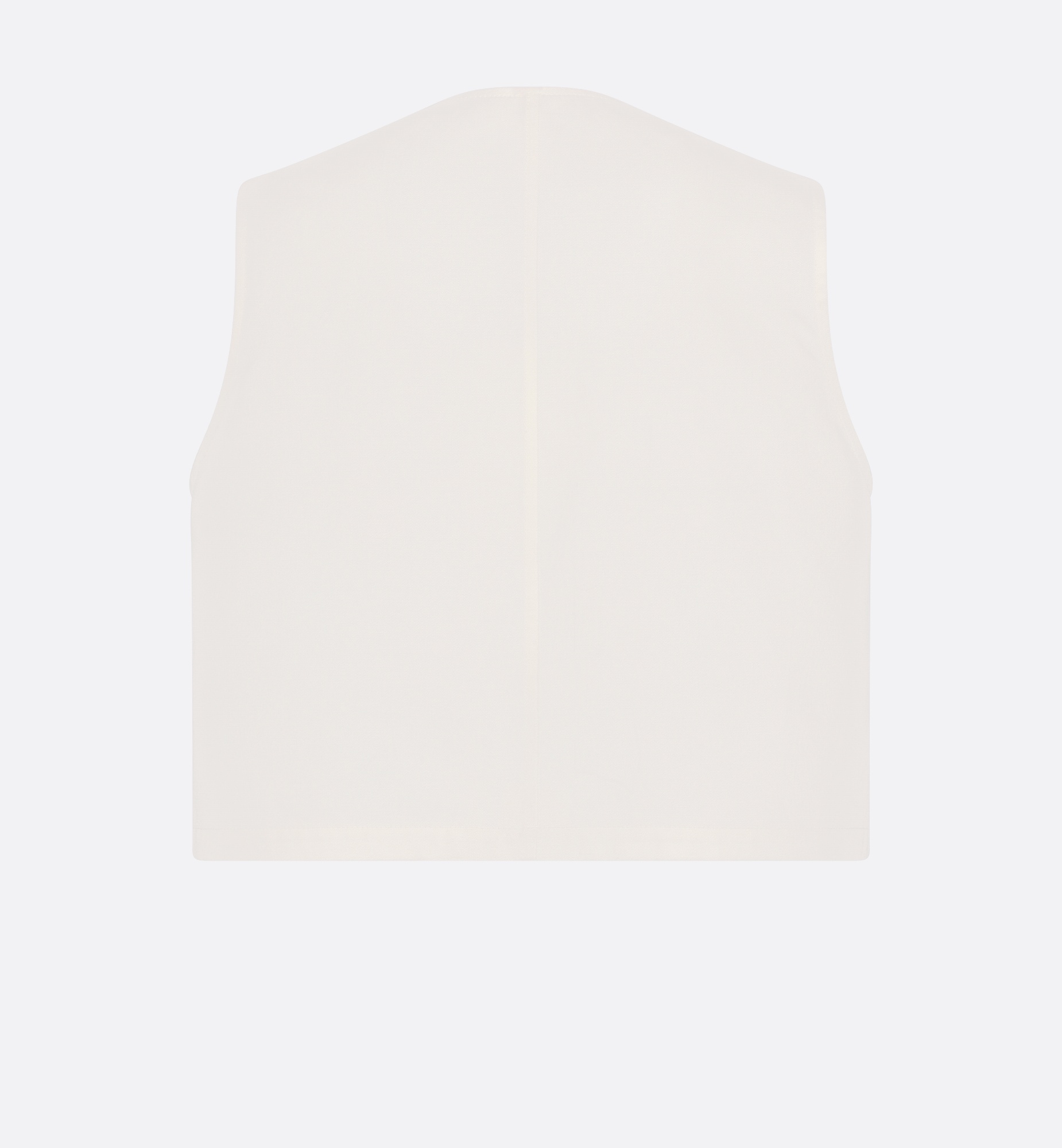 Sleeveless Peacoat with Removable Macrocannage Vest - 5