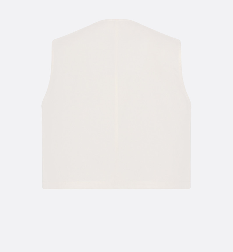 Dior Sleeveless Peacoat with Removable Macrocannage Vest outlook
