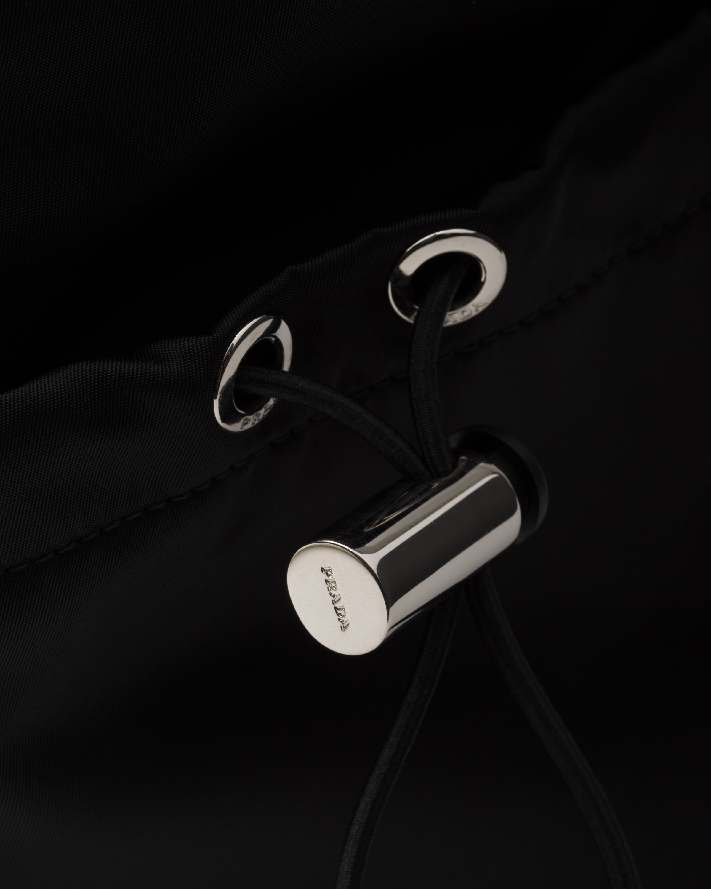 Re-Nylon and Saffiano leather backpack - 6