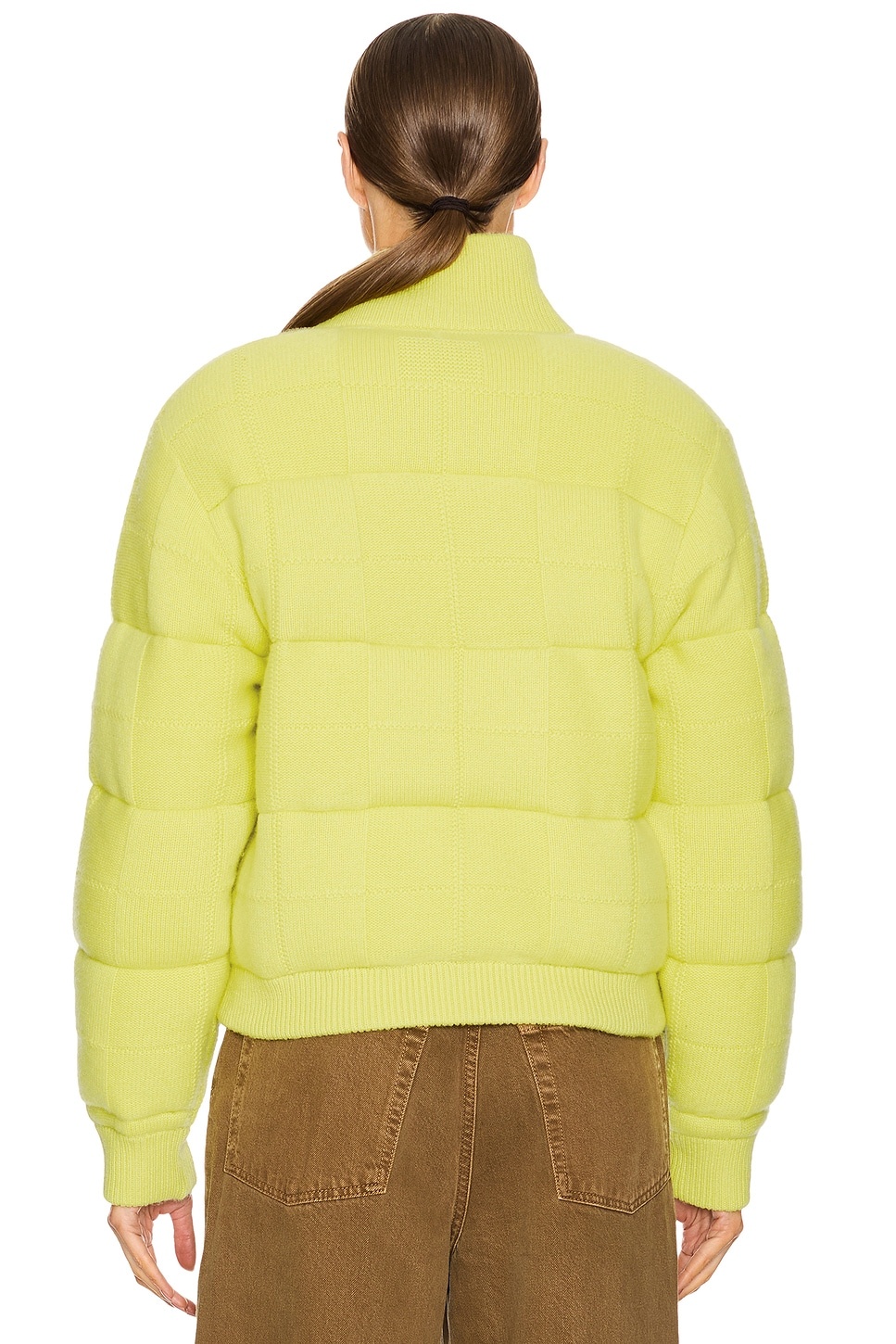Quilted Cashmere Blend Puffer Jacket - 4