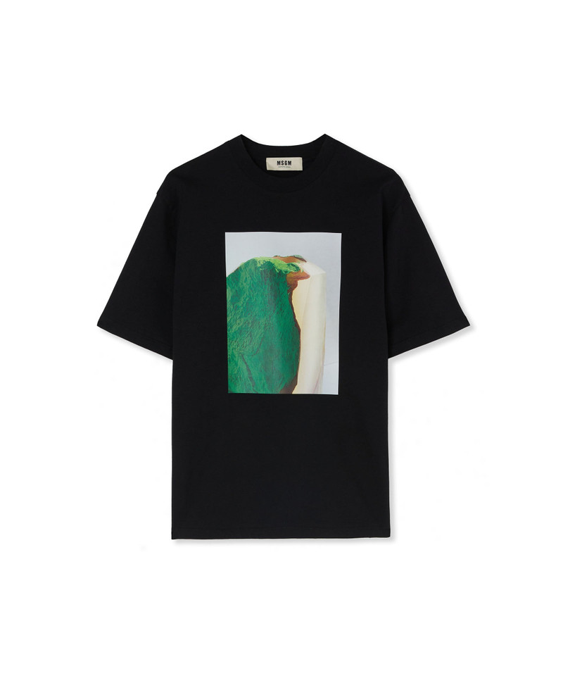 "FANTASTIC GREEN INVERSE SERIES" organic jersey cotton T-Shirt 1
