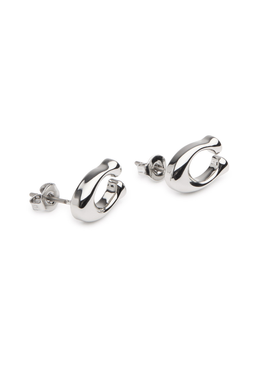 Coach Logo Stud Earrings - 3