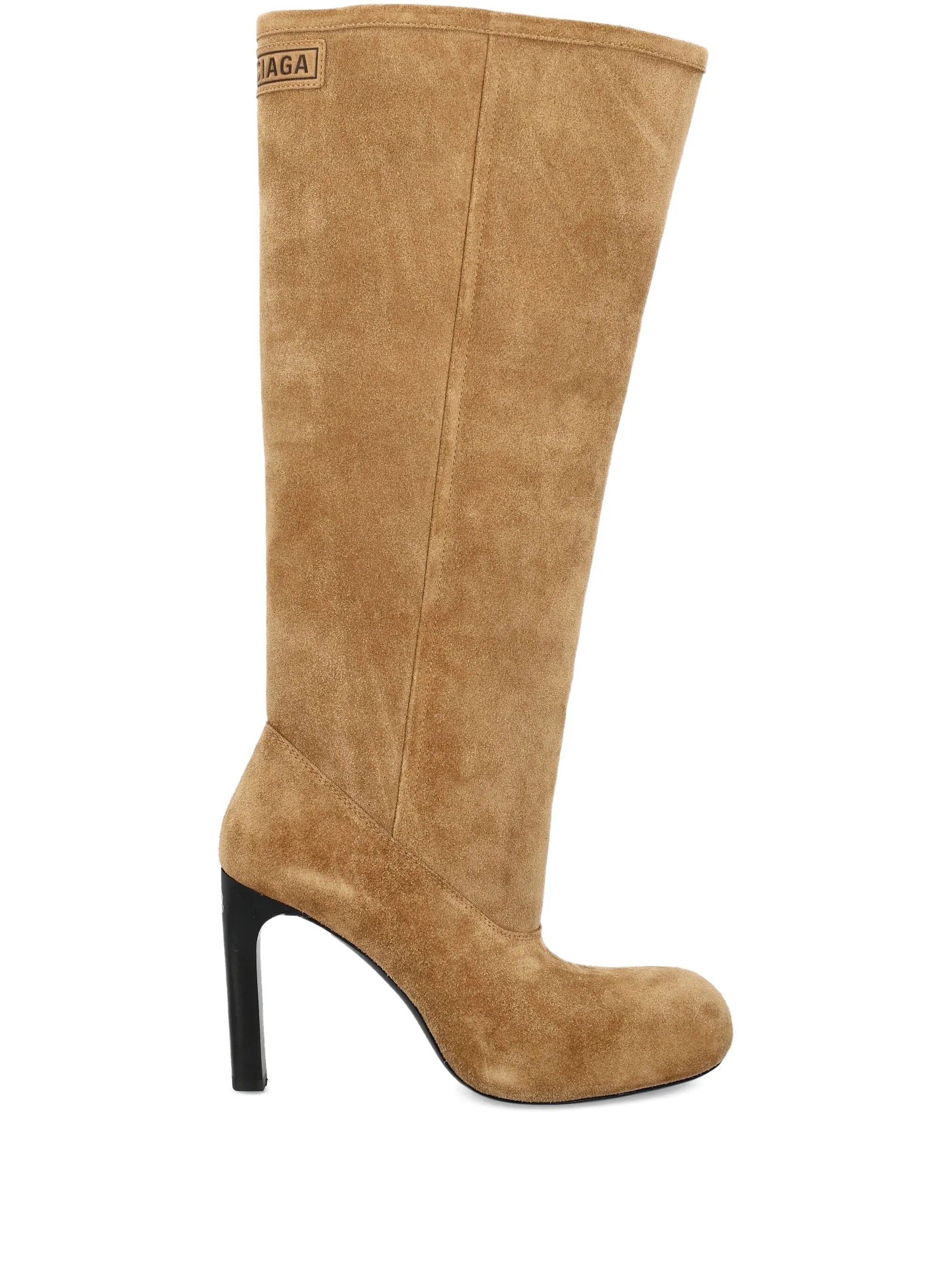 Balenciaga 80mm Fargo Leather Boots - 1
