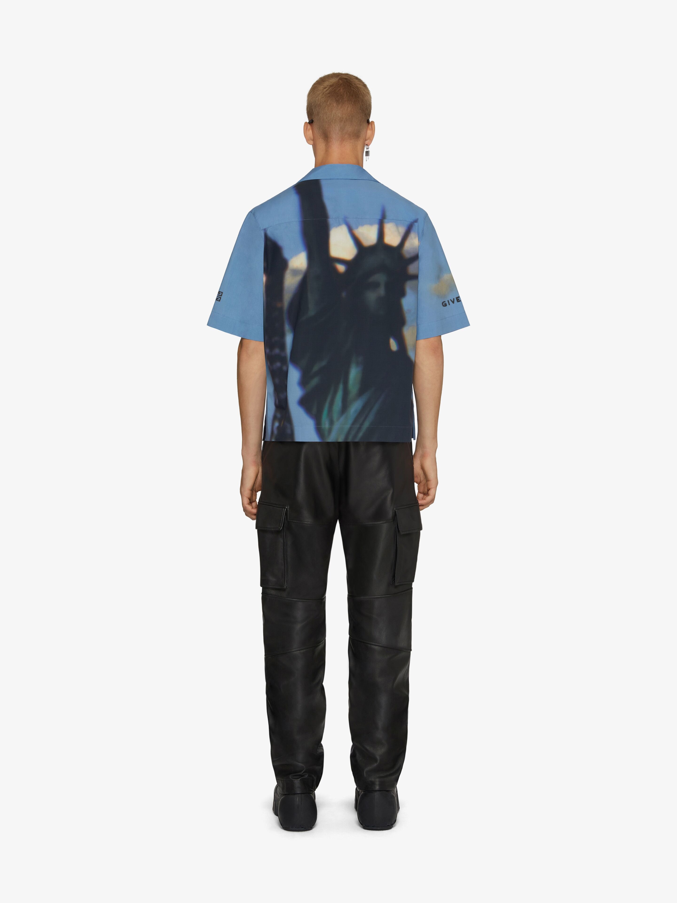 HAWAIIAN COLLAR SHIRT IN POPLIN - 4