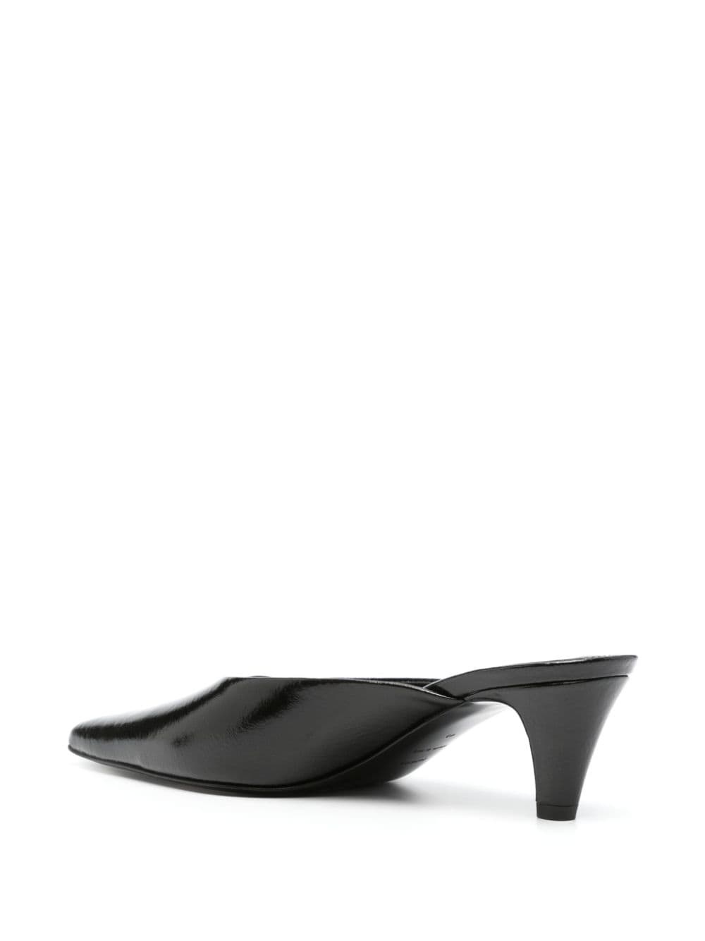 pointed-toe 55mm leather mules - 3