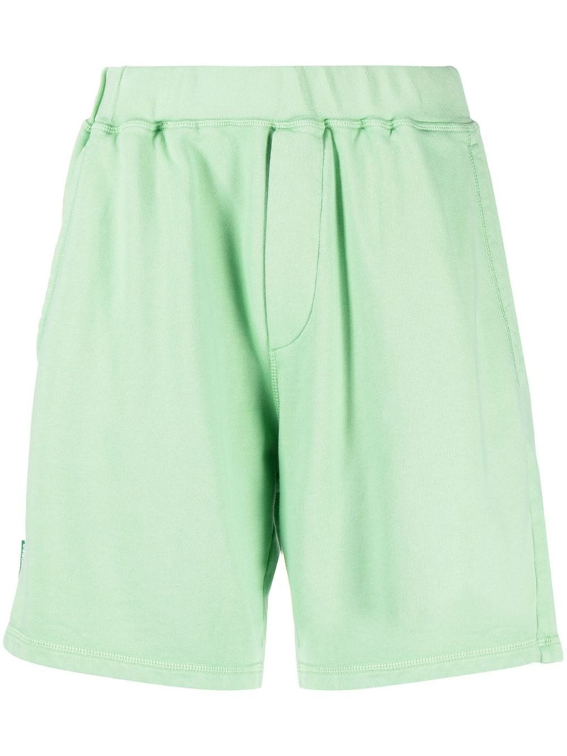 logo-print cotton shorts 1