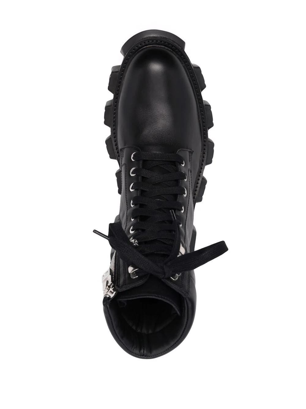chunky-sole combat boots - 4