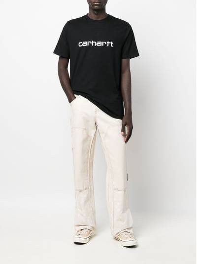 Carhartt logo-print crew-neck T-shirt outlook