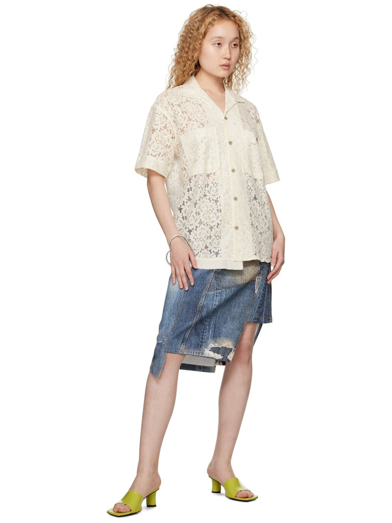 Andersson Bell SSENSE Exclusive Off-White Fline Shirt outlook