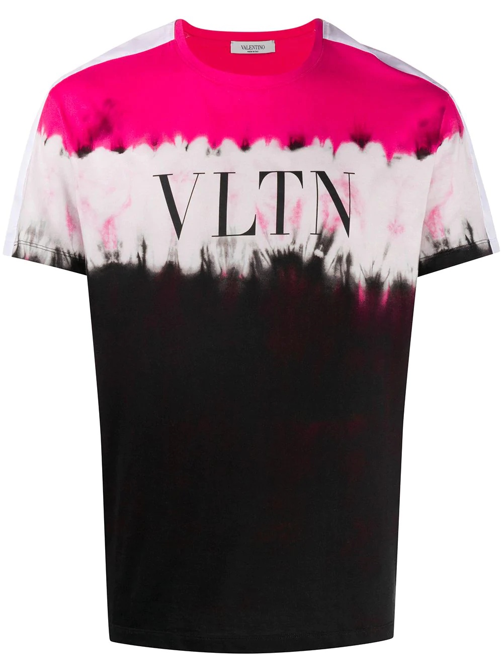 logo-print colour-block T-shirt - 1