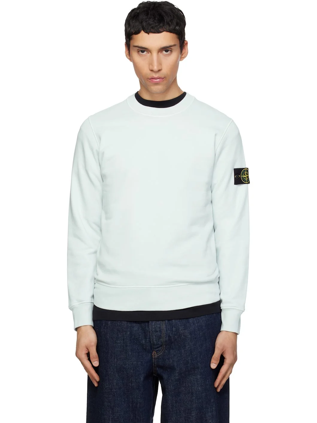 Blue 6100060 Organic Cotton Fleece Sweatshirt - 1