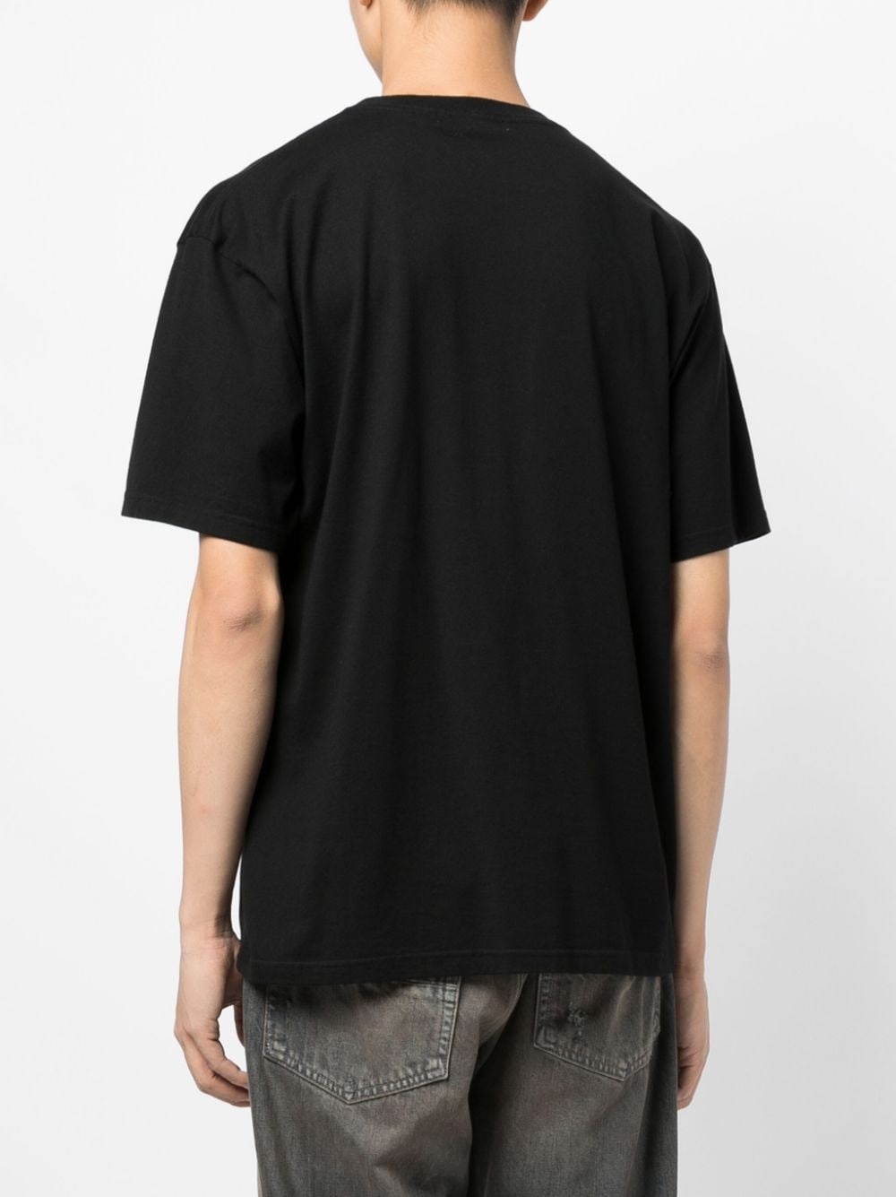 logo-print cotton T-shirt - 4
