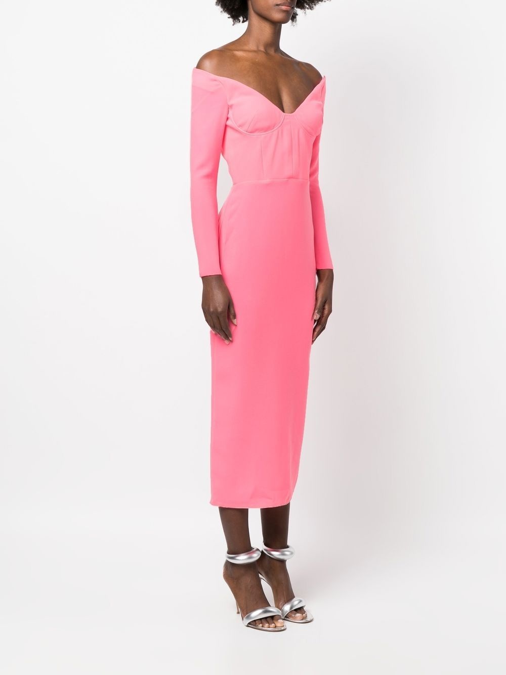 Deryn off-shoulder midi dress - 3