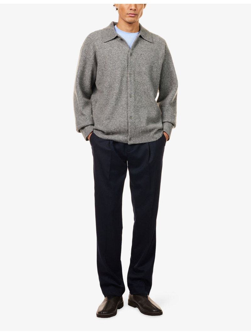 SIMKHAI Bramble Pleated Stretch-Woven Trousers outlook