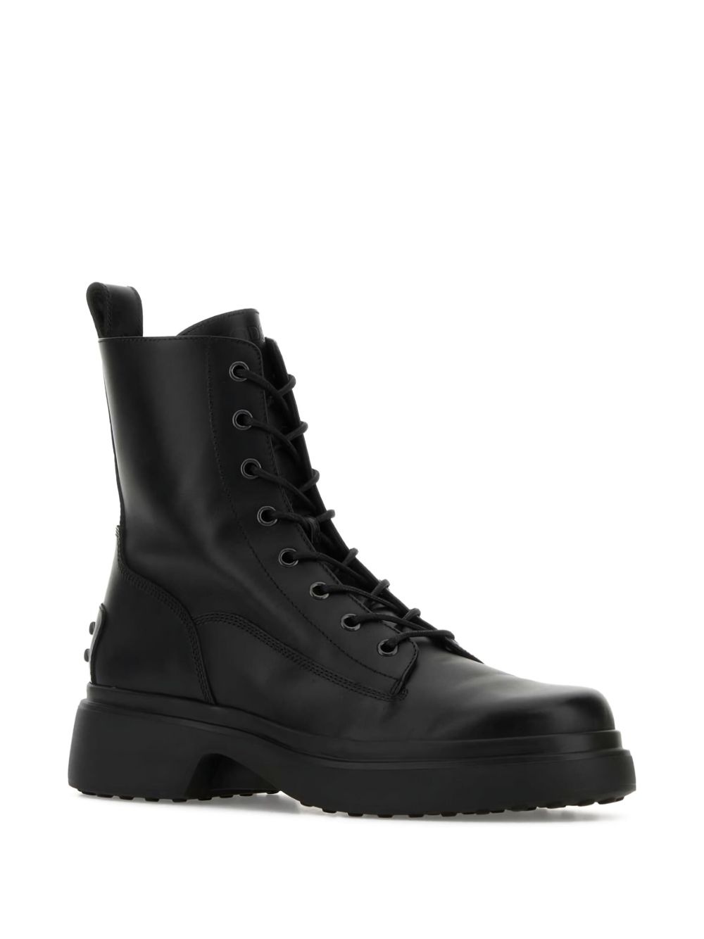 lace-up platform combat boots - 2