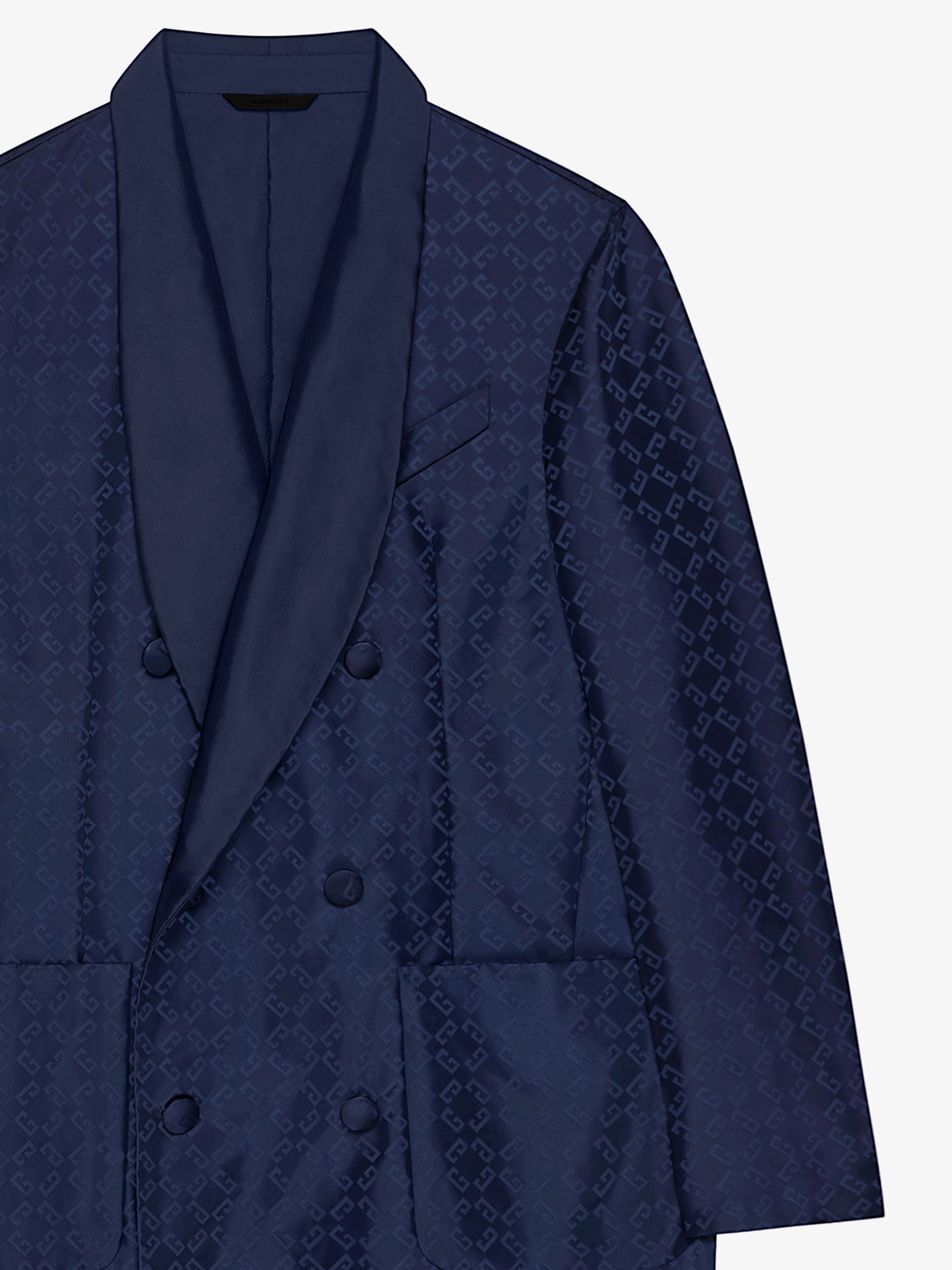 COAT IN DOUBLE FACE MONOGRAM 72 JACQUARD - 4