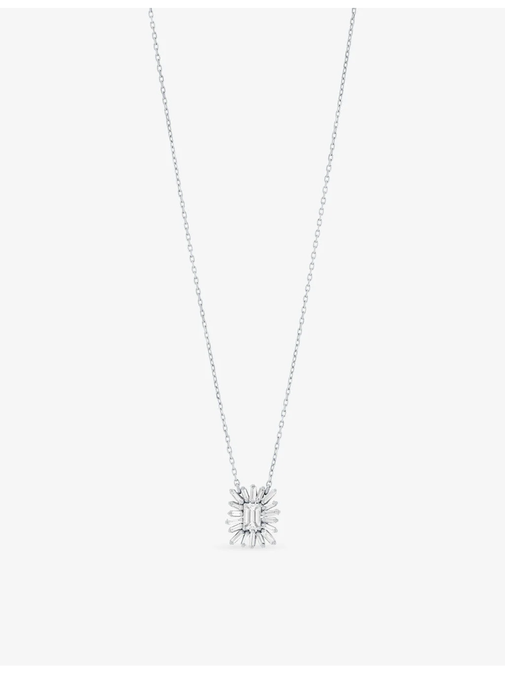 Pendant 18ct White-Gold And 0.41ct Diamond Necklace - 1