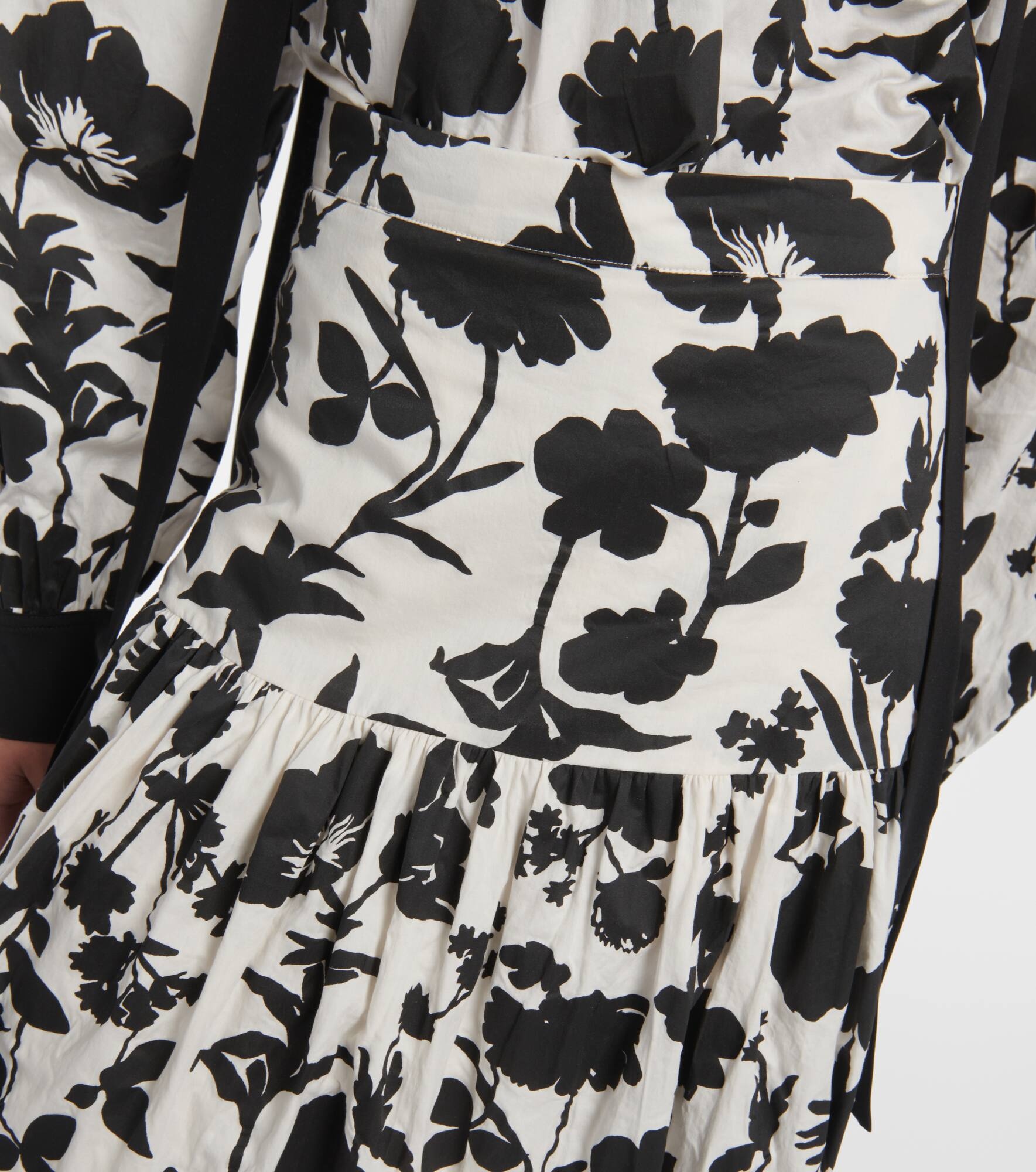 Udente floral cotton maxi skirt - 4