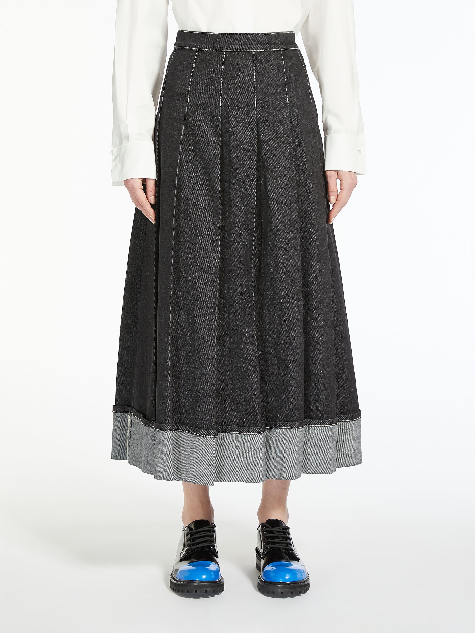 ESPOSTO Cotton denim skirt - 3