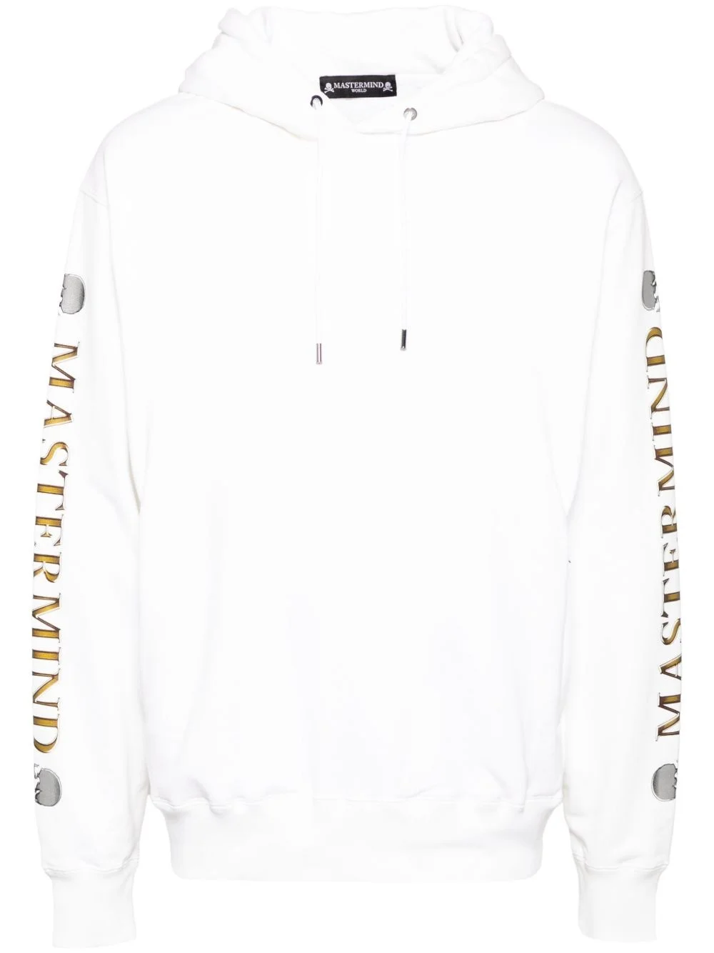 logo print hoodie - 1
