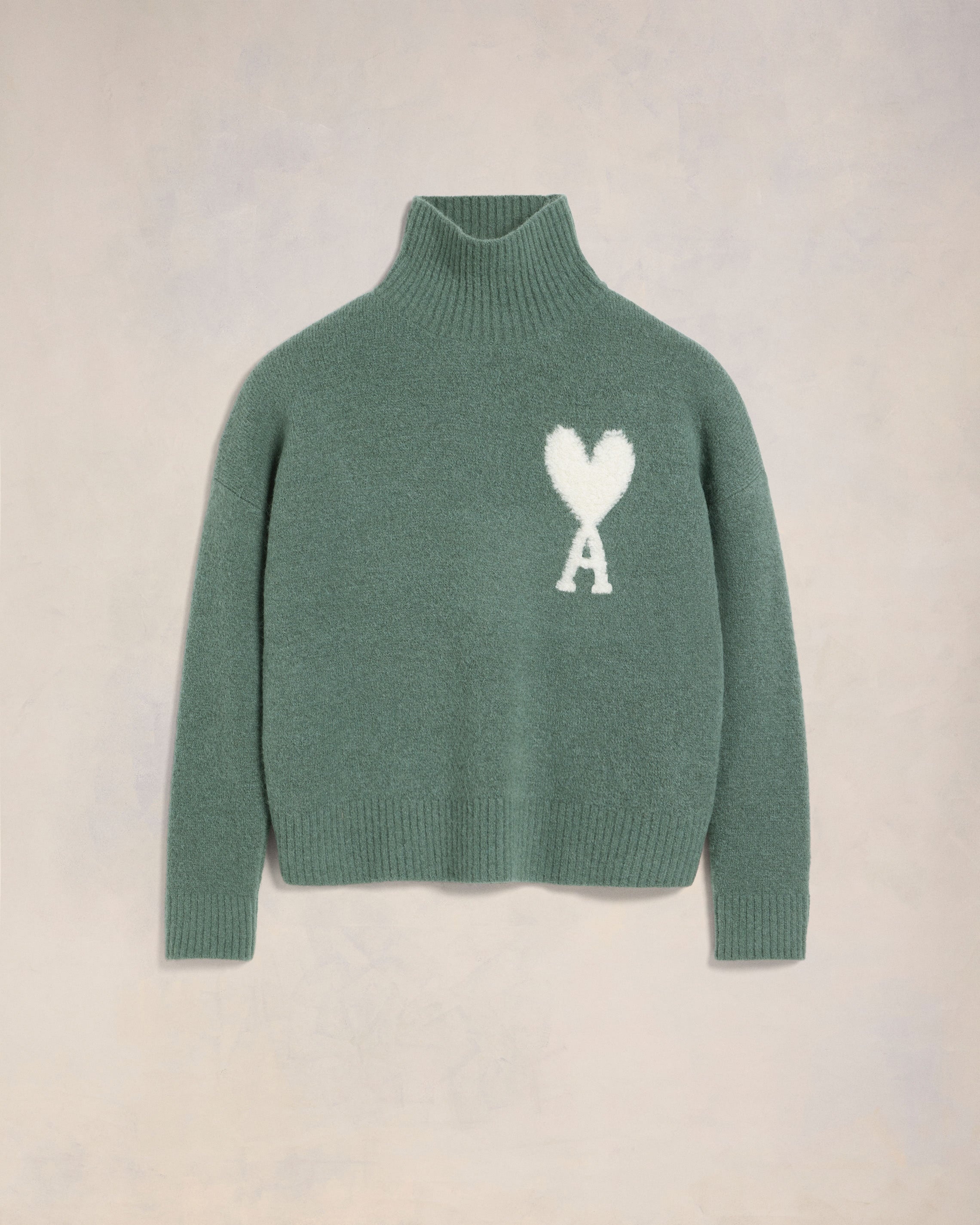 OFF-WHITE AMI DE COEUR FUNNEL NECK SWEATER - 1