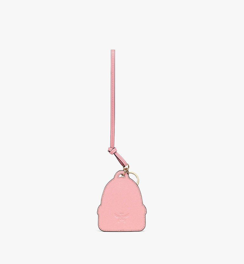 MCM 2D Stark Backpack Charm in Monogram Print Leather outlook