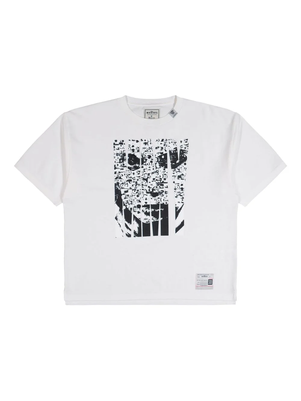 x Masses face-print T-shirt - 1