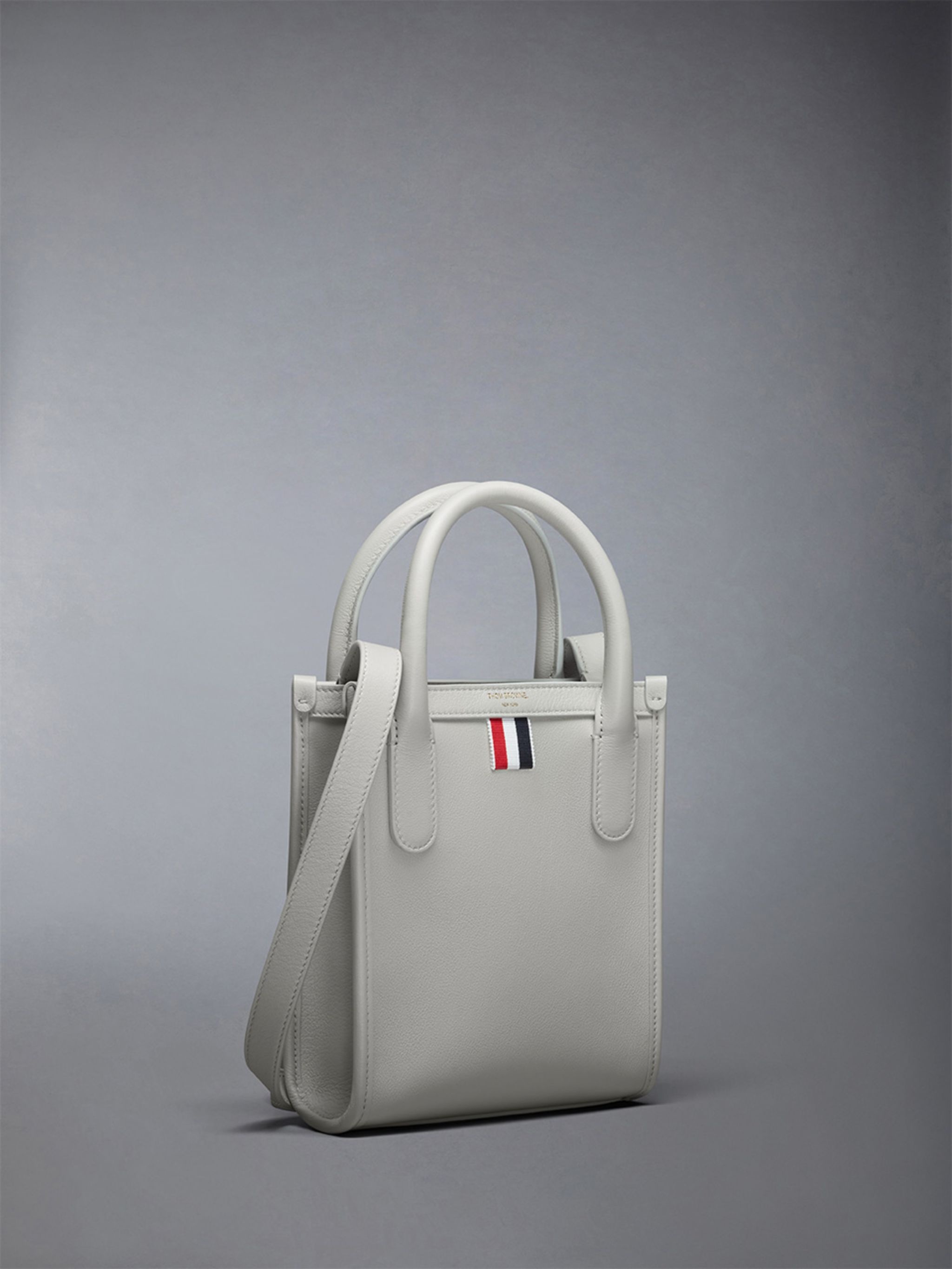 Vertical Mini Tote in Smooth Calf - 2