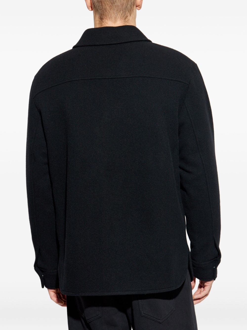 Balas button-fastening patch-pocket overshirt - 4