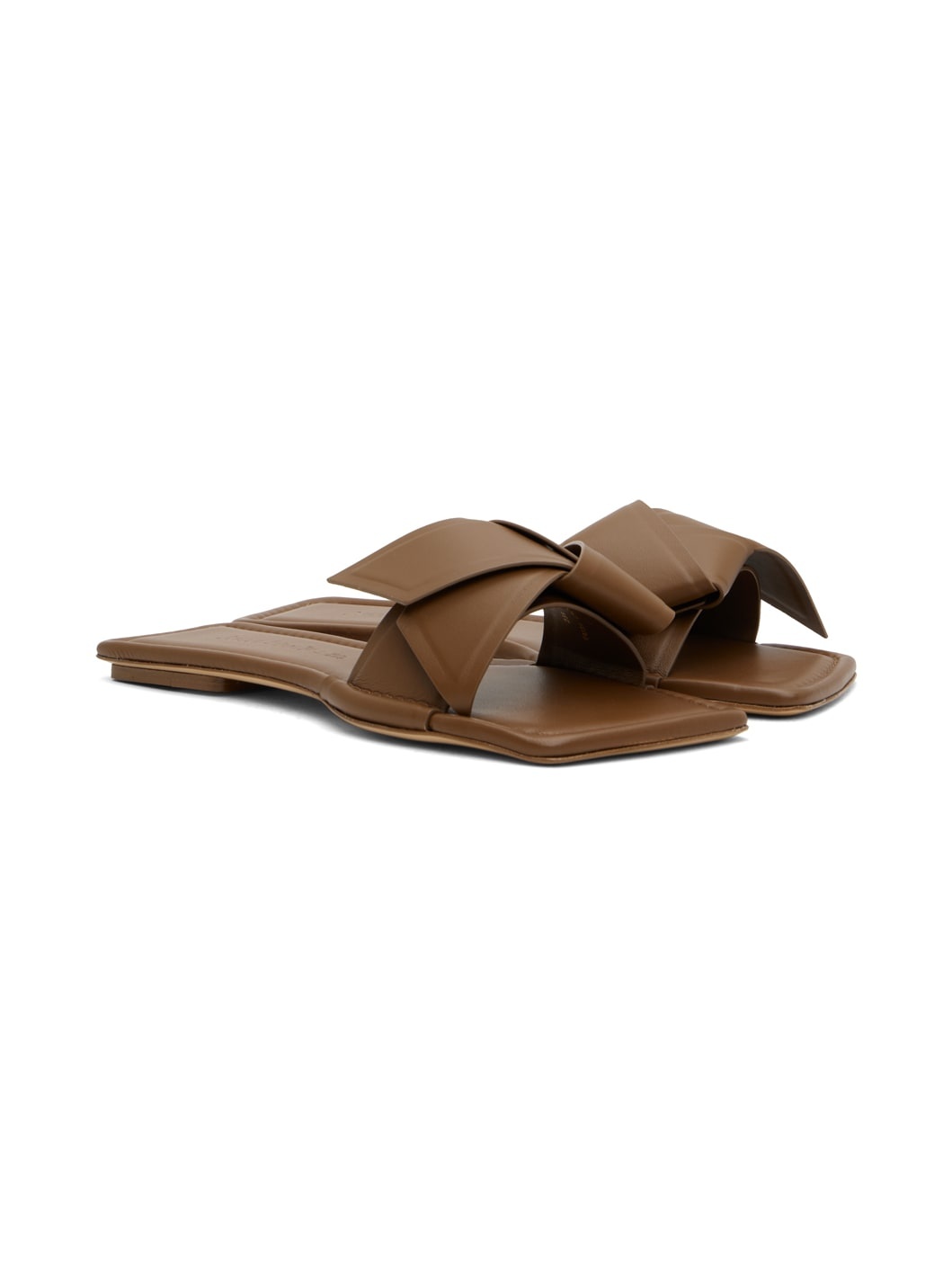 Brown Musubi Leather Sandals - 4