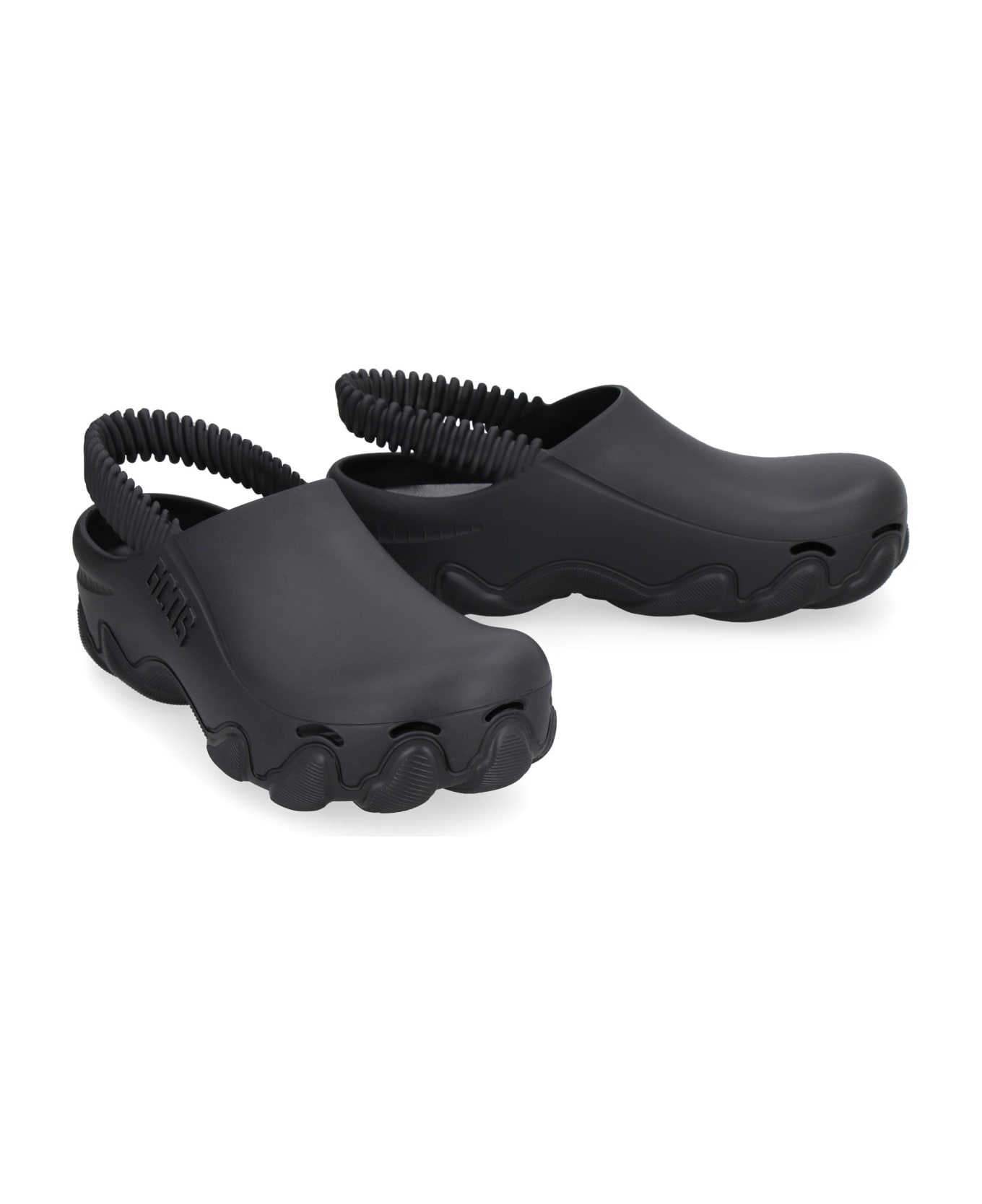 Ibex Logo Detail Rubber Mules - 3