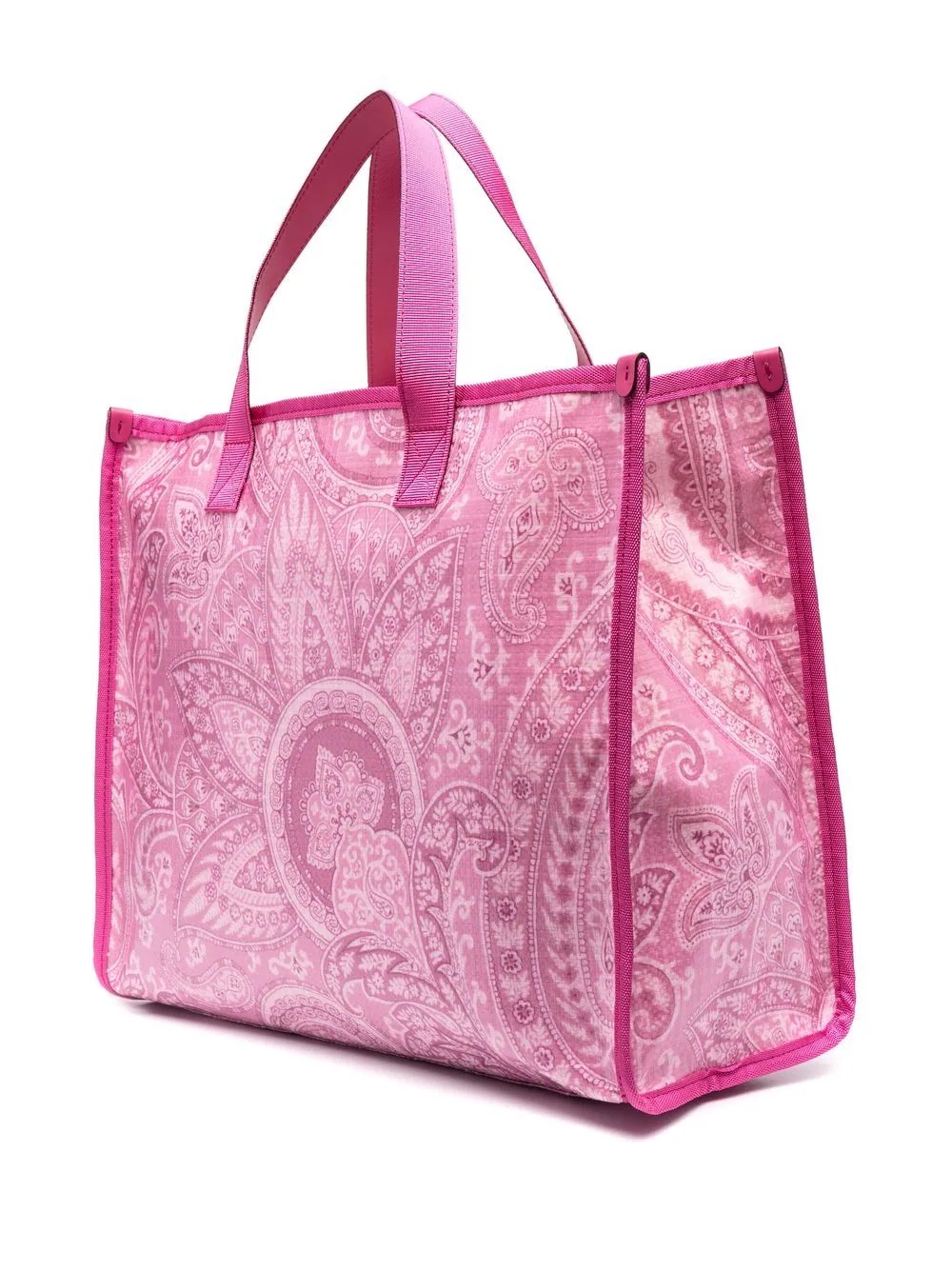 paisley-print logo tote bag - 3