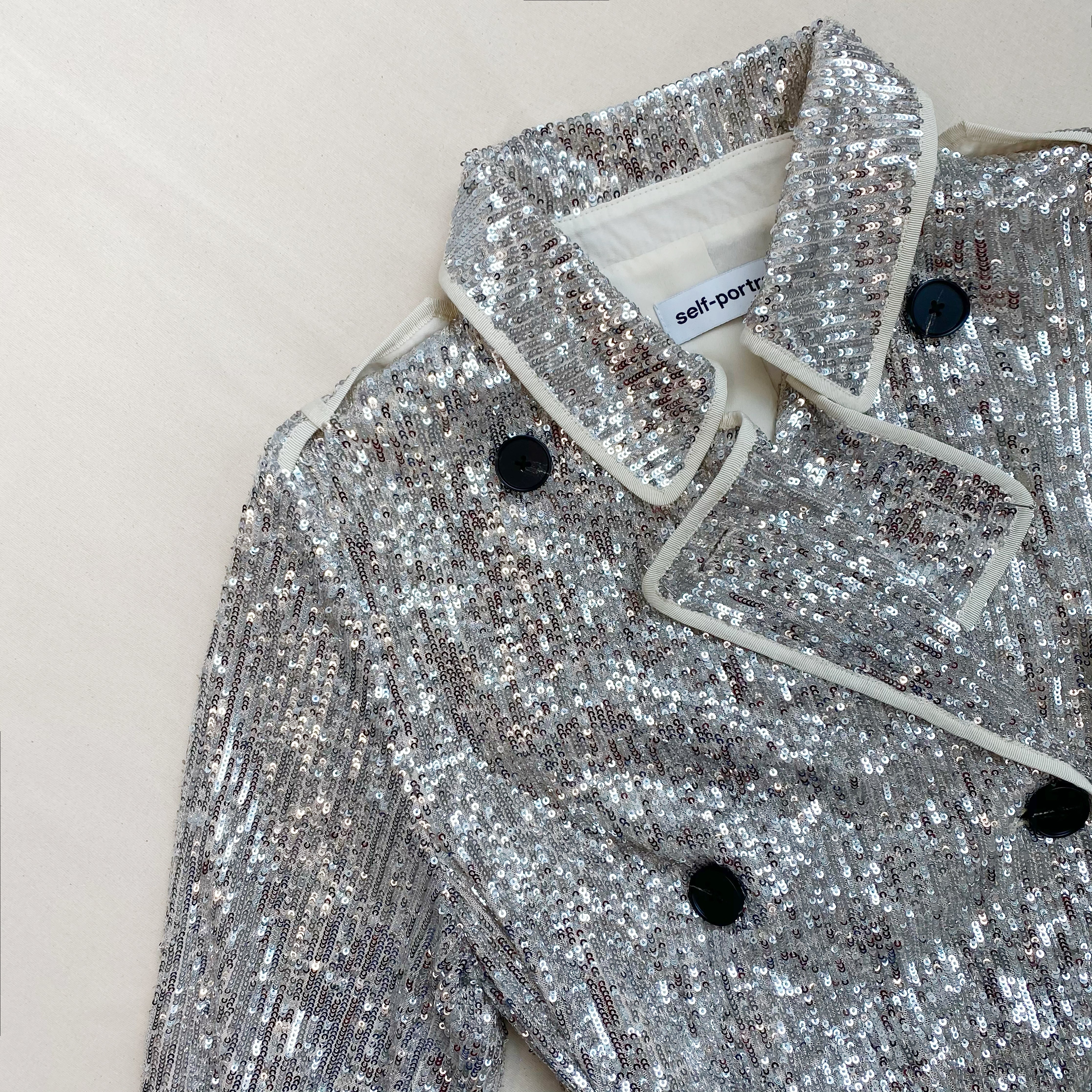 Stretch Sequin Coat - 4