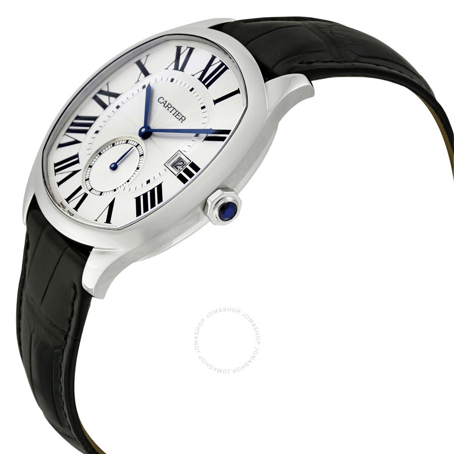 Cartier Drive Automatic Silvered Flinque Dial Men's Watch WSNM0004 - 2