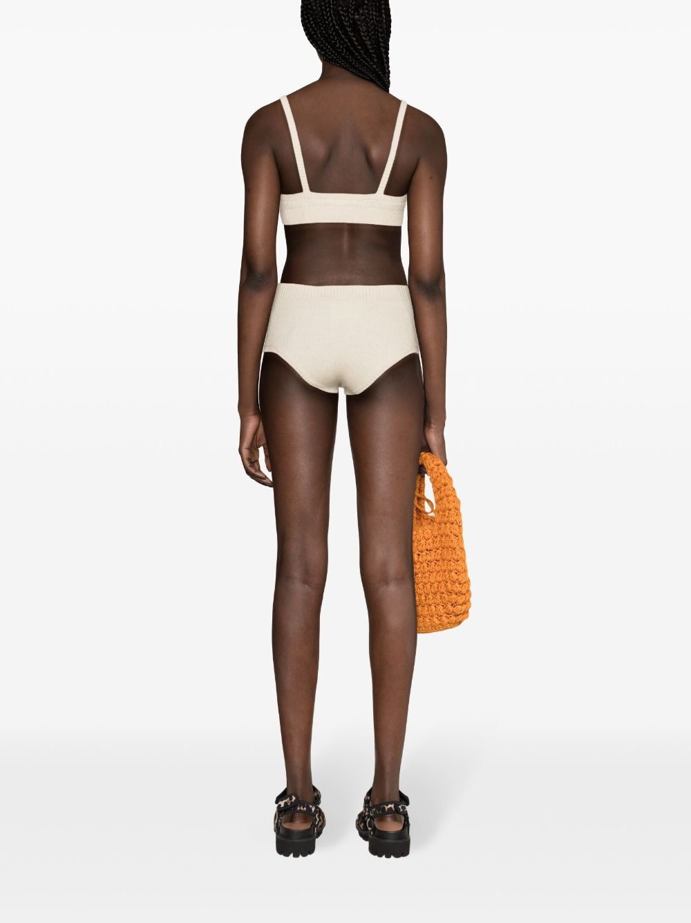 Finest high-waist ribbed shorts - 4