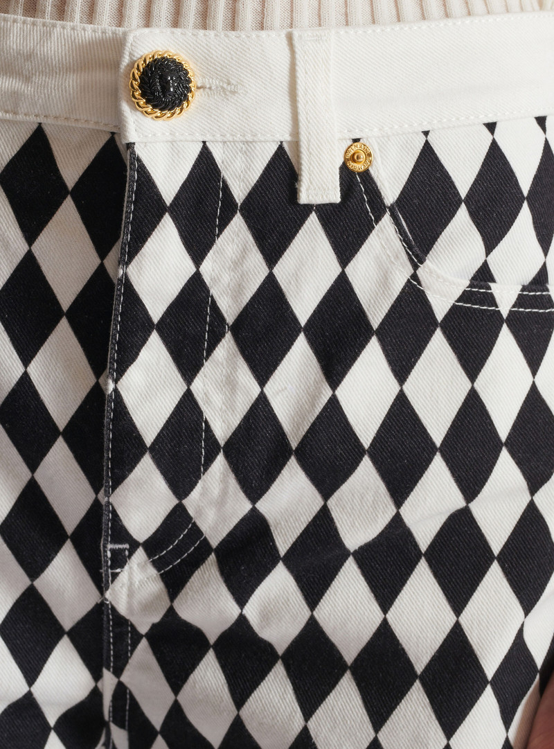 Diamond denim slim-fit jeans 8