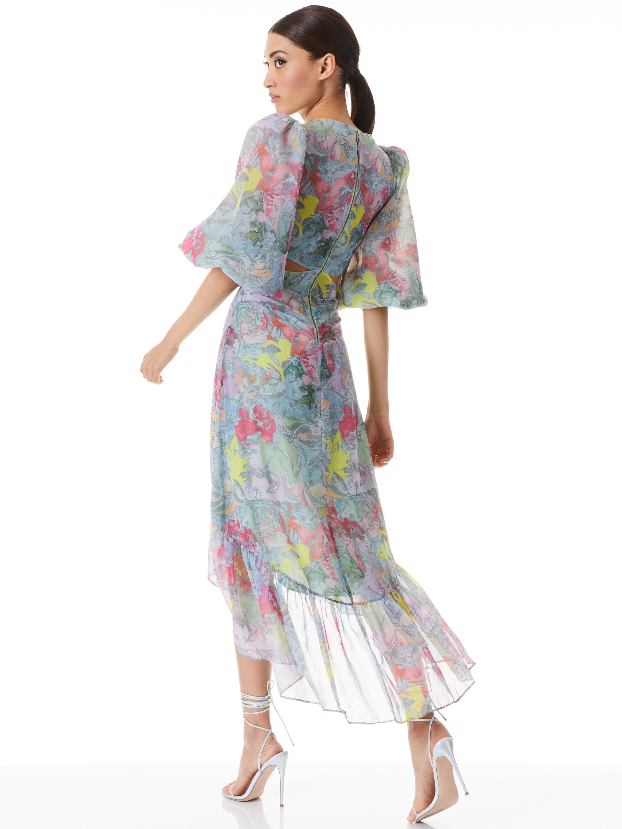 A+O X LOLA SCHNABEL KATIA TWIST FRONT MAXI DRESS - 3