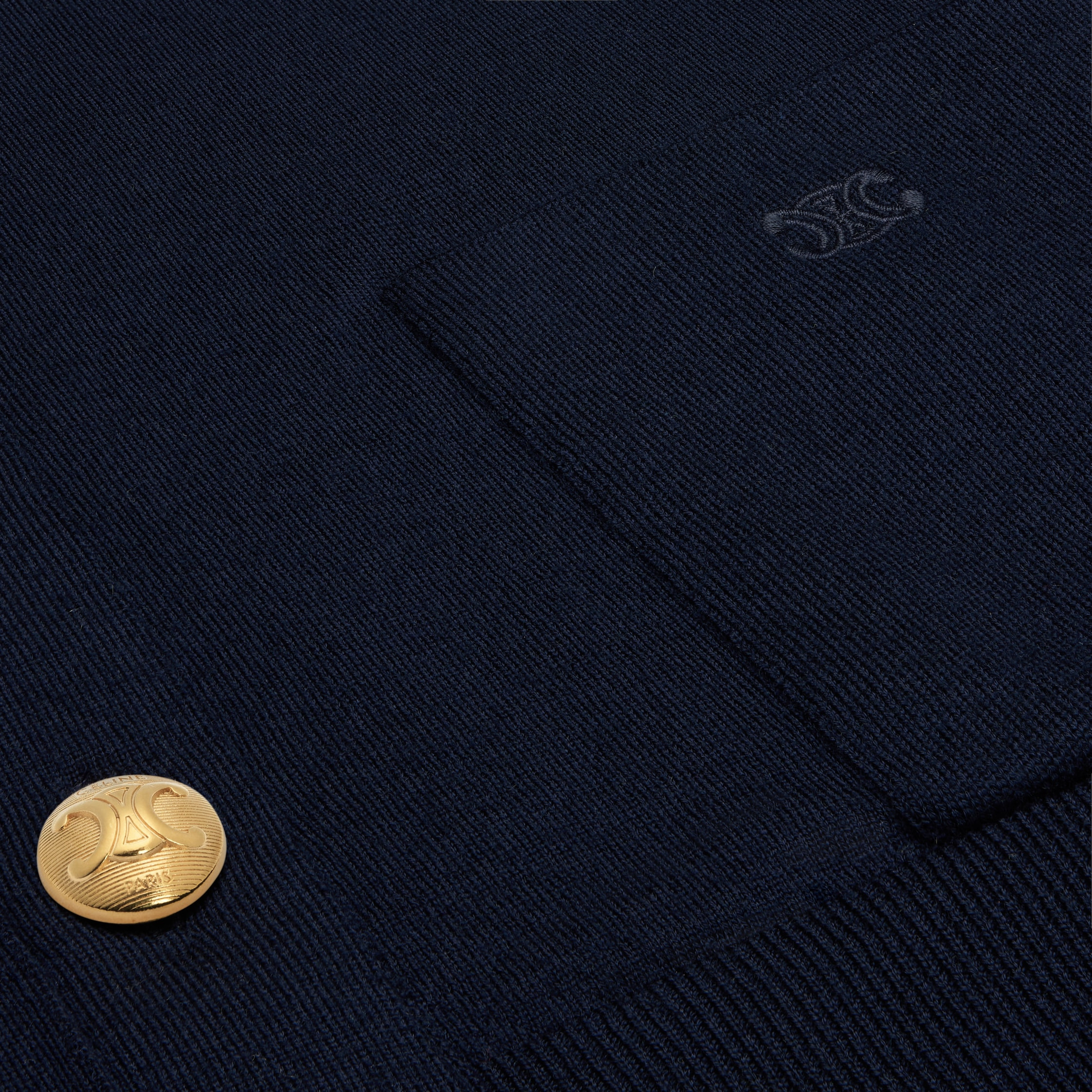 triomphe cardigan in fine wool - 4