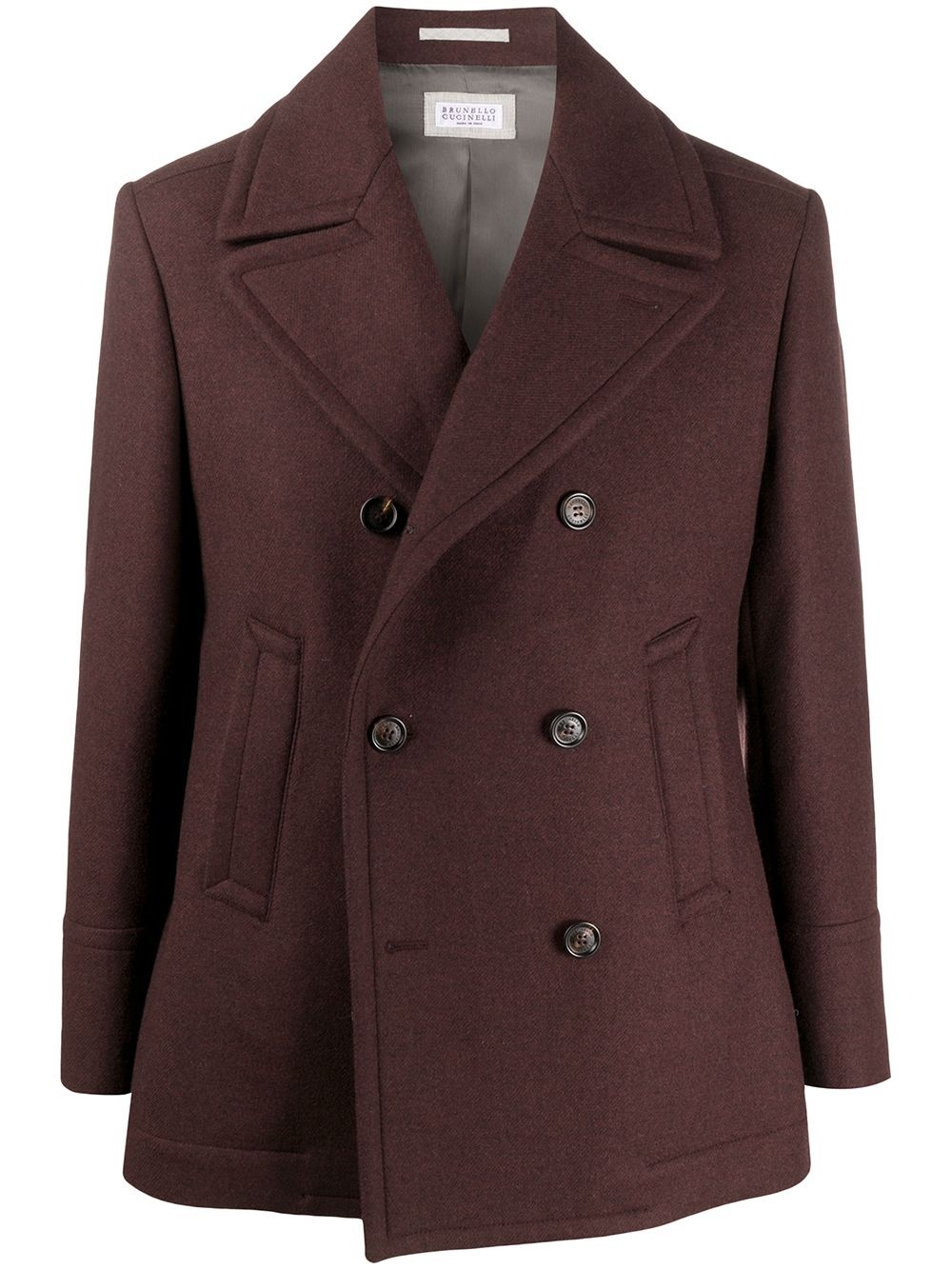 double breasted pea coat - 1